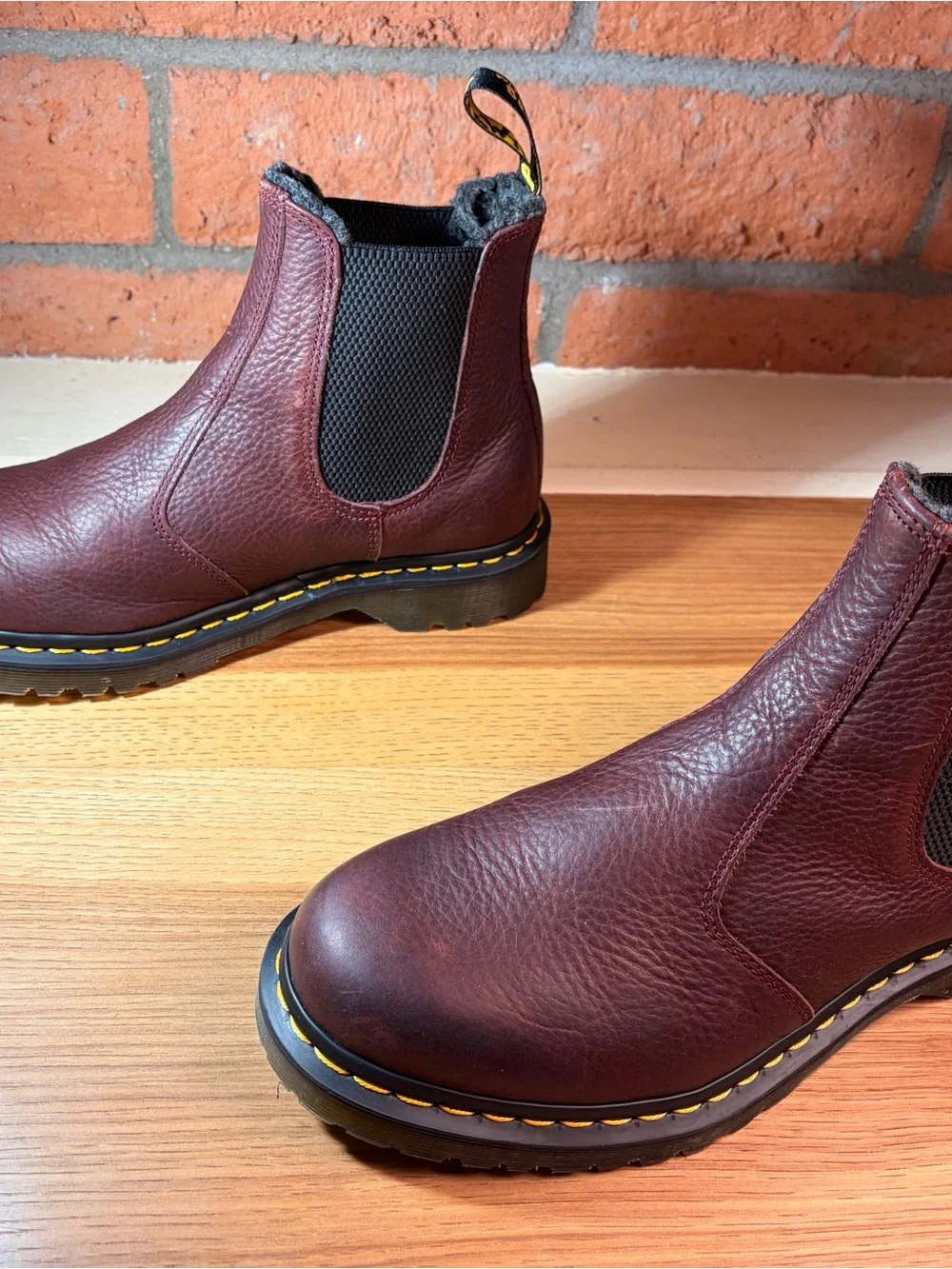 Dr. Martens 2976 WarmWair Men's Dark Brown Leather Chelsea Boots